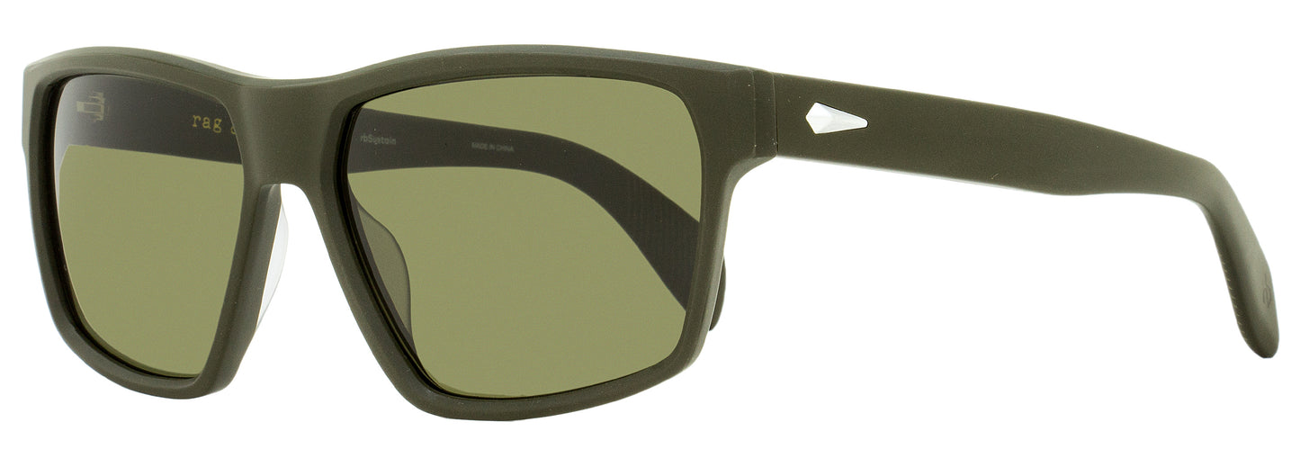 Rag & Bone Aron Sunglasses RNB5048S DLDQT Matte Green 58mm