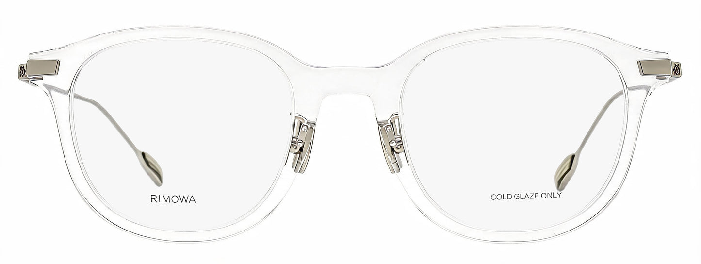Rimowa Air Pantos Eyeglasses RW50001U 026 Crystal/Silver 50mm