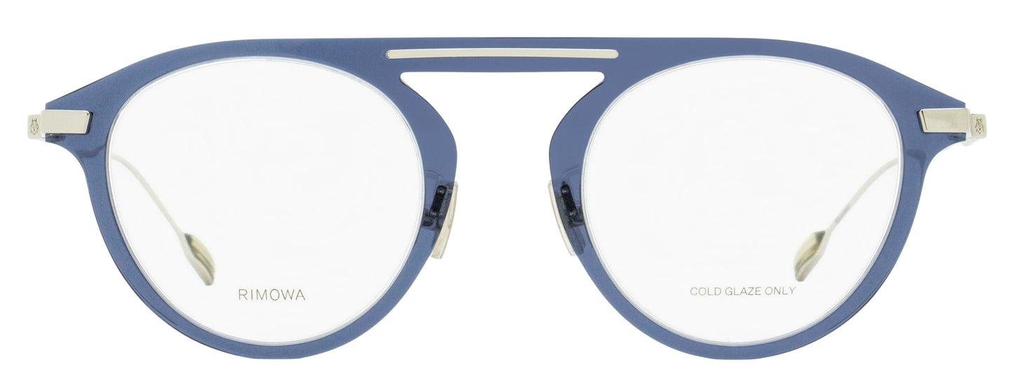 Rimowa Air Pilot Eyeglasses RW50004U 084 Transparent Blue 47mm