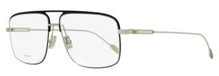 Rimowa Rectangular Navigator Eyeglasses RW50010U 002 Black/Silver 57mm