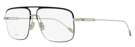 Rimowa Rectangular Navigator Eyeglasses RW50010U 002 Black/Silver 57mm