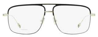 Rimowa Rectangular Navigator Eyeglasses RW50010U 002 Black/Silver 57mm