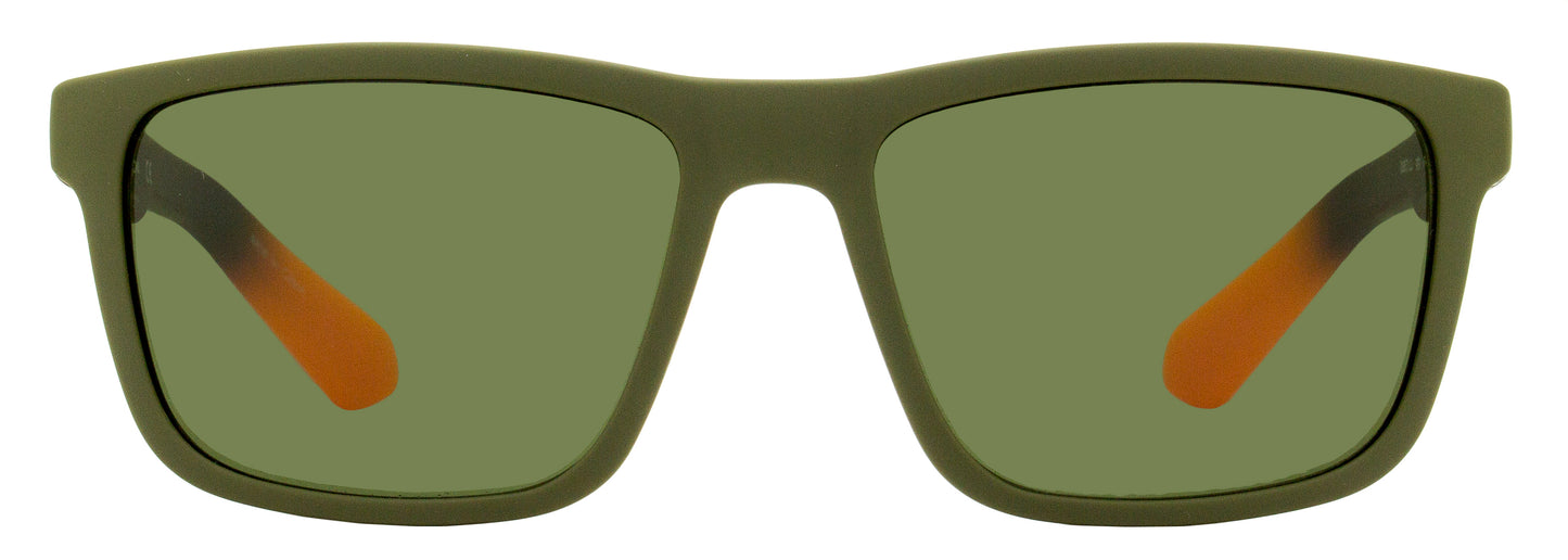 Dragon Rectangular Sunglasses Reed LL 313 Matte Olive 57mm