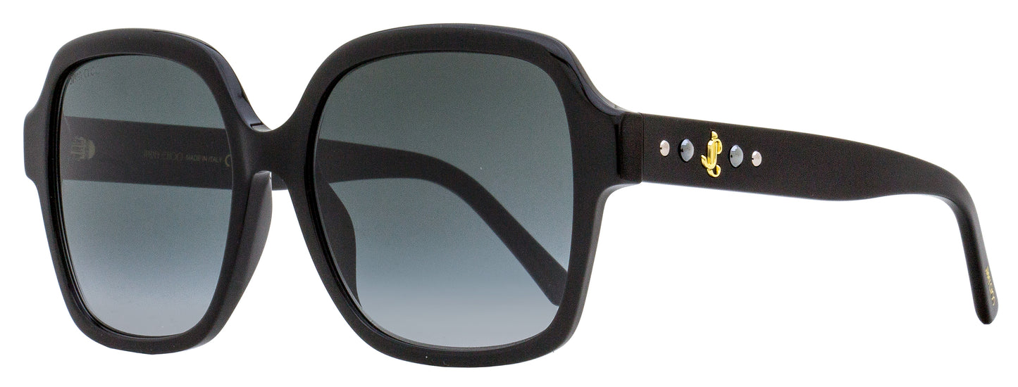 Jimmy Choo Square Sunglasses Rella/G/S 8079O Black 55mm