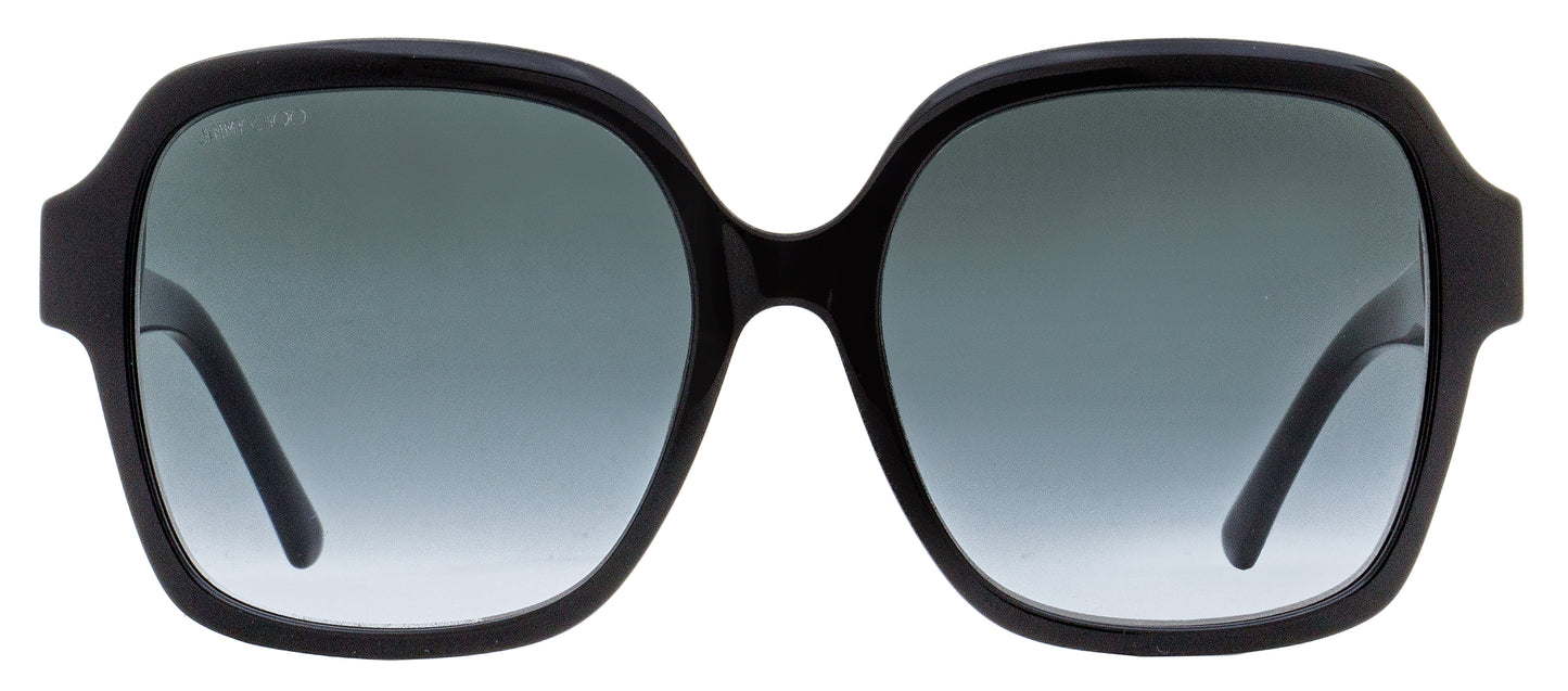 Jimmy Choo Square Sunglasses Rella/G/S 8079O Black 55mm