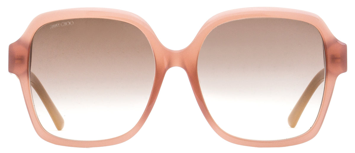 Jimmy Choo Square Sunglasses Rella/G/S FWMHA Nude 55mm  display picture 3