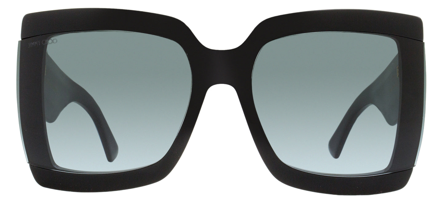 Jimmy Choo Square Sunglasses Renee 8079O Black 61mm