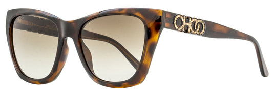 Jimmy Choo Cat Eye Sunglasses Rikki/G/S 086HA Dark Havana 55mm