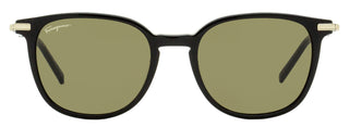 Ferragamo Oval Sunglasses SF1015S 001 Black 52mm