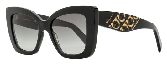 Ferragamo Gancini All-Over Sunglasses SF1023S 001 Black 52mm