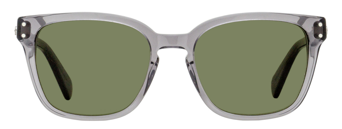 Ferragamo Square Keyhole Sunglasses SF1040SCP 020 Transparent Gray 55mm