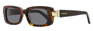 Ferragamo Prisma Rectangular Sunglasses SF1105S 240 Tortoise 52mm