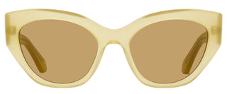 Ferragamo Lettermark Cat Eye Sunglasses SF1107S 708 Opaline Honey 55mm