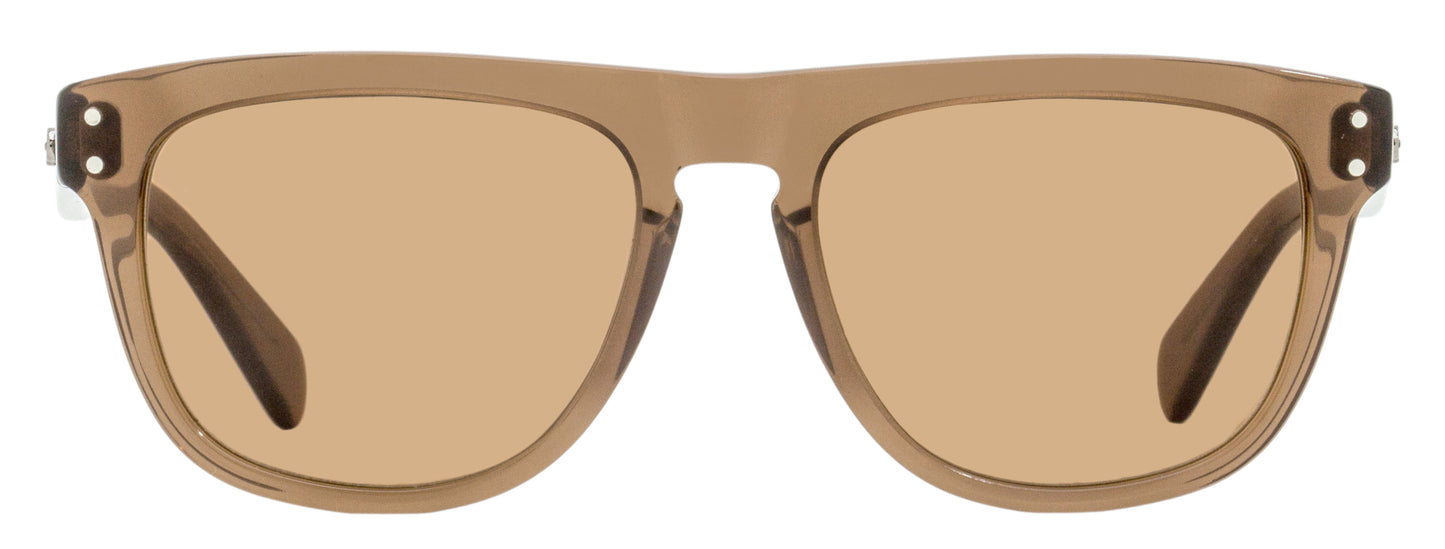 Ferragamo Soft Square Sunglasses SF1111SCP 232 Transparent Brown 55mm