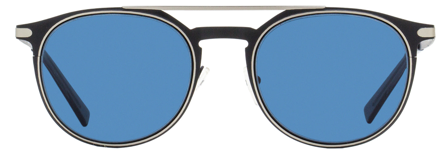 Salvatore Ferragamo Oval Sunglasses SF186S 002 Matte Black 52mm