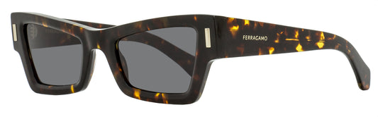 Ferragamo Cat-Eye Rivet Sunglasses SF2006S 242 Tortoise 53mm