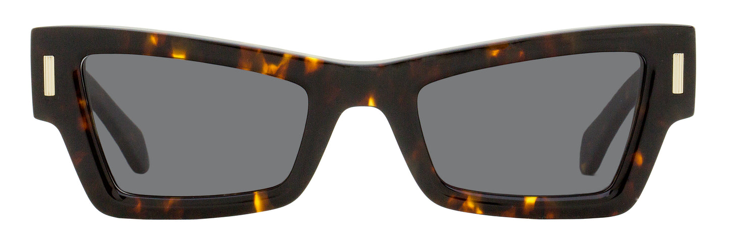 Ferragamo Cat-Eye Rivet Sunglasses SF2006S 242 Tortoise 53mm