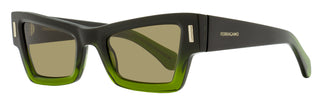Ferragamo Cat-Eye Rivet Sunglasses SF2006S 316 Green Gradient 53mm