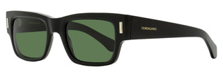 Ferragamo Rectangular Rivet Sunglasses SF2011S 001 Black 53mm