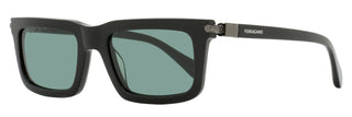 Ferragamo Evolution Rectangular Sunglasses SF2015S 001 Black 53mm