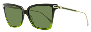 Ferragamo Gancini Butterfly Sunglasses SF2036S 316 Green Ombre 56mm
