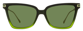Ferragamo Gancini Butterfly Sunglasses SF2036S 316 Green Ombre 56mm