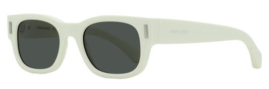 Ferragamo Rectangular Rivet Sunglasses SF2064SE 103 Ivory 51mm