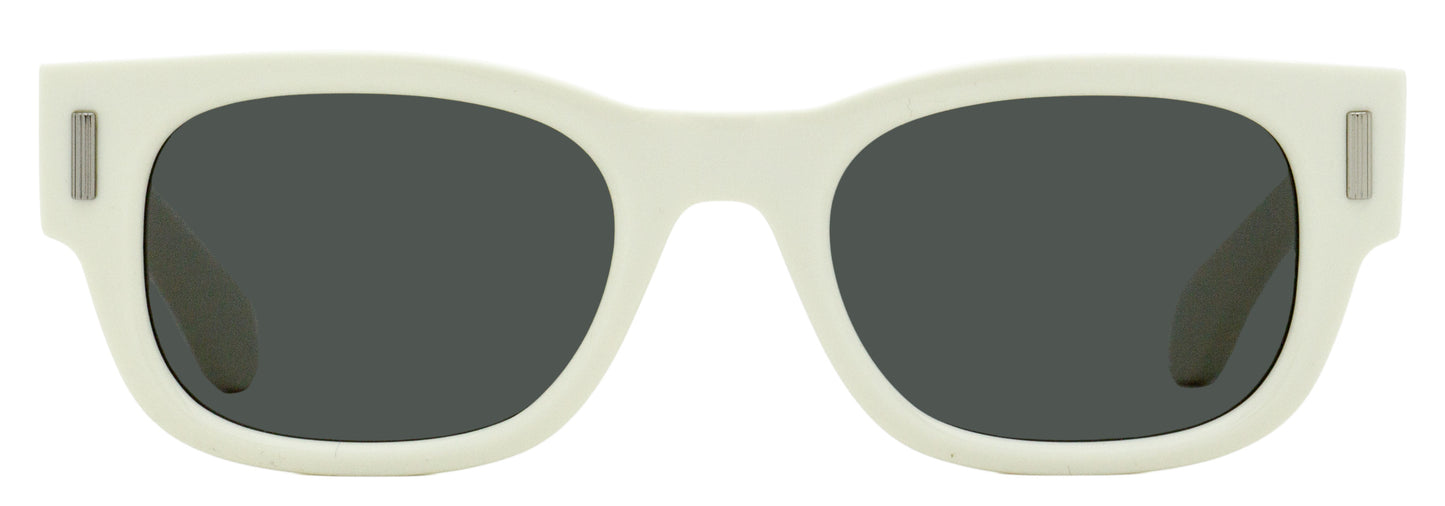 Ferragamo Rectangular Rivet Sunglasses SF2064SE 103 Ivory 51mm