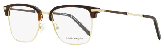 Salvatore Ferragamo Rectangular Eyeglasses SF2194 723 Tortoise/Gold 50mm 2194