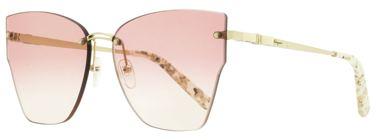 Salvatore Ferragamo Sf223s-726-62 Gold And Ivory Butterfly Sunglasses SALVATORE FERRAGAMO SF223S 726 62 – Prism Eye Care main image 4