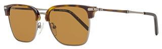 Ferragamo Rectangular Sunglasses SF227S 085 Ruthenium/Tortoise 53mm