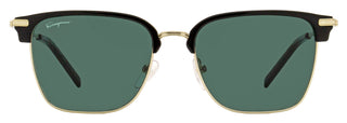 Ferragamo Rectangular Sunglasses SF227S 703 Gold/Black 53mm