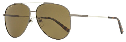 Salvatore Ferragamo Pilot Sunglasses SF265S 068 Ruthenium/Tortoise 62mm 265