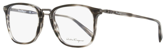 Salvatore Ferragamo Rectangular Eyeglasses SF2822 003 Gray Havana/Gunmetal 52mm 2822