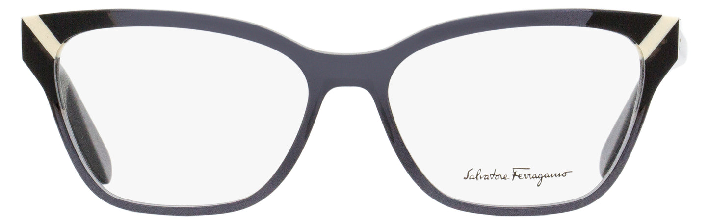 Salvatore Ferragamo Rectangular Eyeglasses SF2843 057 Gray/Black 54mm 2843