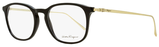 Ferragamo Rectangular Eyeglasses SF2846 001 Black/Gold 53mm 2846