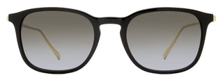Ferragamo Keyhole Square Sunglasses SF2846S 001 Black/Gold 53mm