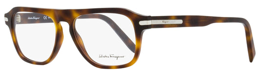 Salvatore Ferragamo Rectangular Eyeglasses SF2869 214 Tortoise 55mm 2869