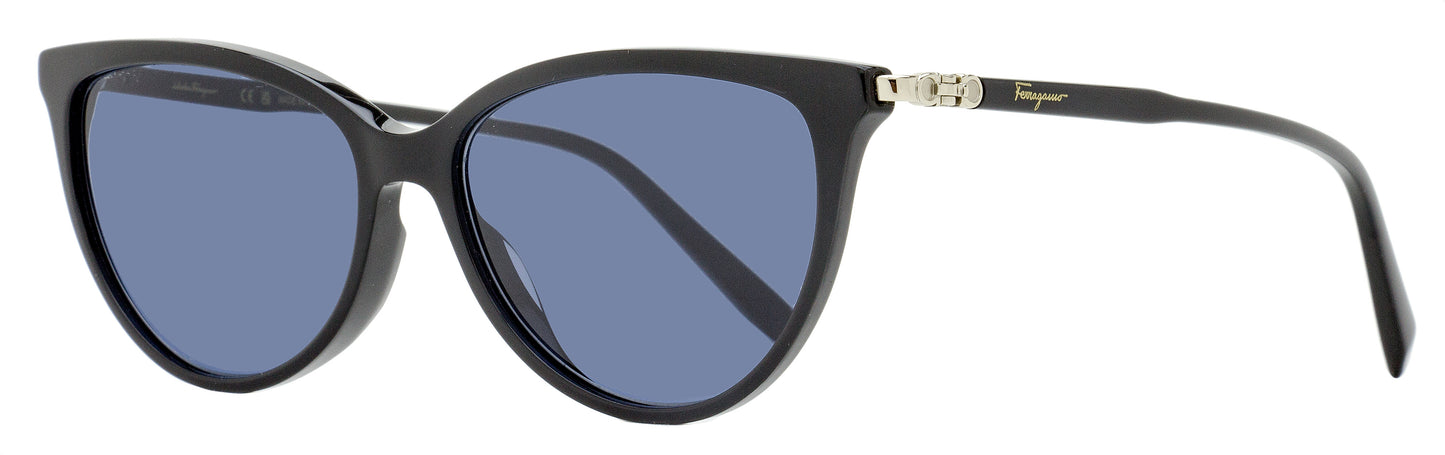 Ferragamo Gancini Cat-Eye Sunglasses SF2870S 001 Black 55mm