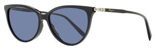 Ferragamo Gancini Cat-Eye Sunglasses SF2870S 001 Black 55mm