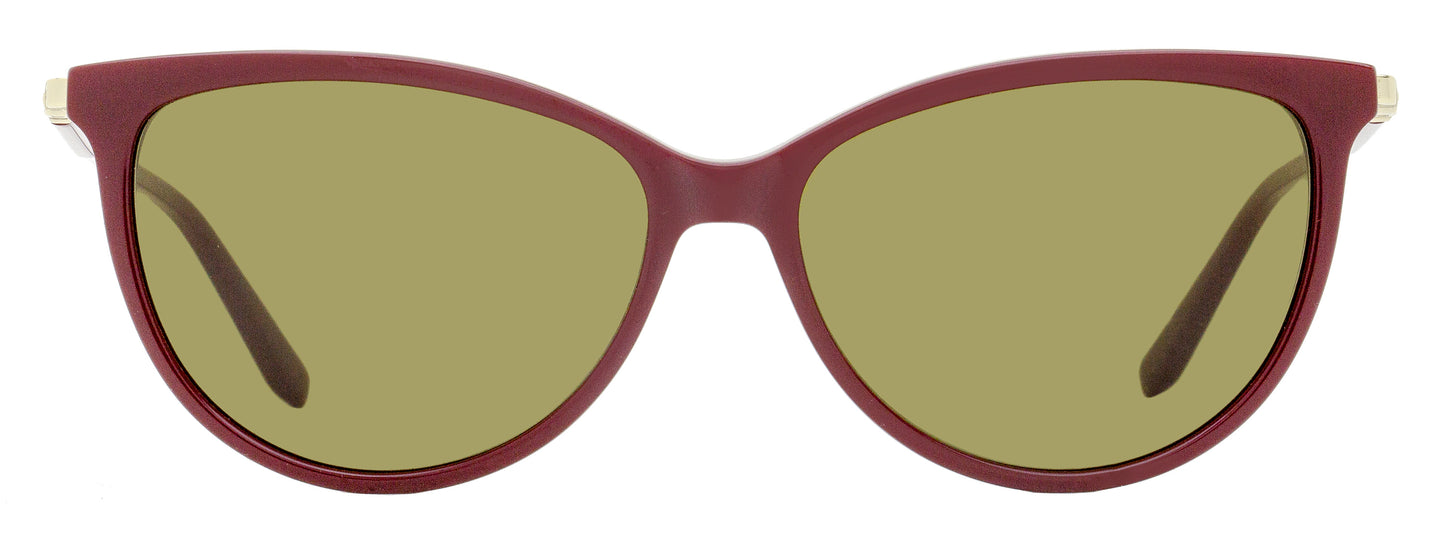 Ferragamo Gancini Cat-Eye Sunglasses SF2870SCP 604 Burgundy 55mm