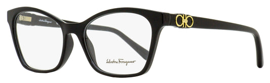 Ferragamo Arching Brow Line Eyeglasses SF2902 001 Black 54mm