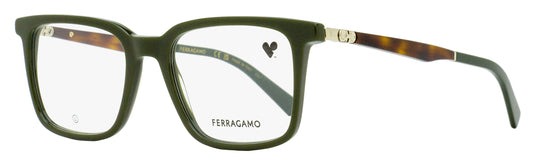 Ferragamo Rectangular Eyeglasses SF2969 302 Dark Green 53mm