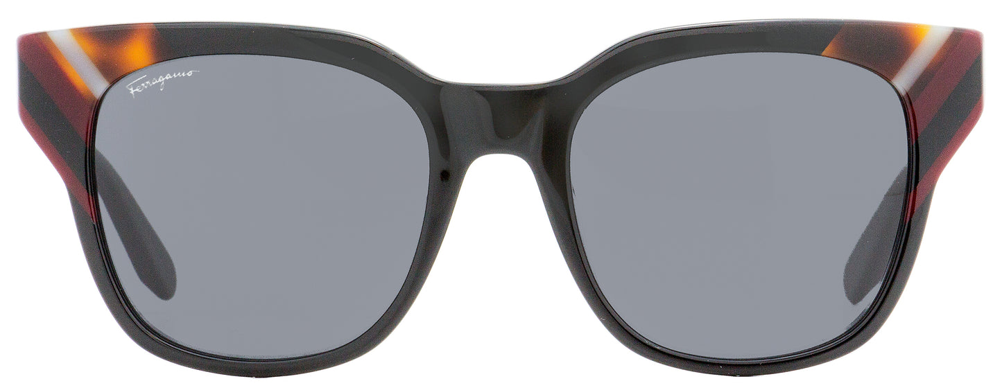 Ferragamo Square Sunglasses SF875S 001 Black/Multi 53mm 875