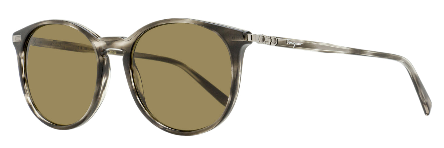 Ferragamo Keyhole Pantos Sunglasses SF911SCP 003 Gray Melange 53mm