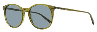 Ferragamo Keyhole Pantos Sunglasses SF911SCP 322 Transparent Khaki 53mm