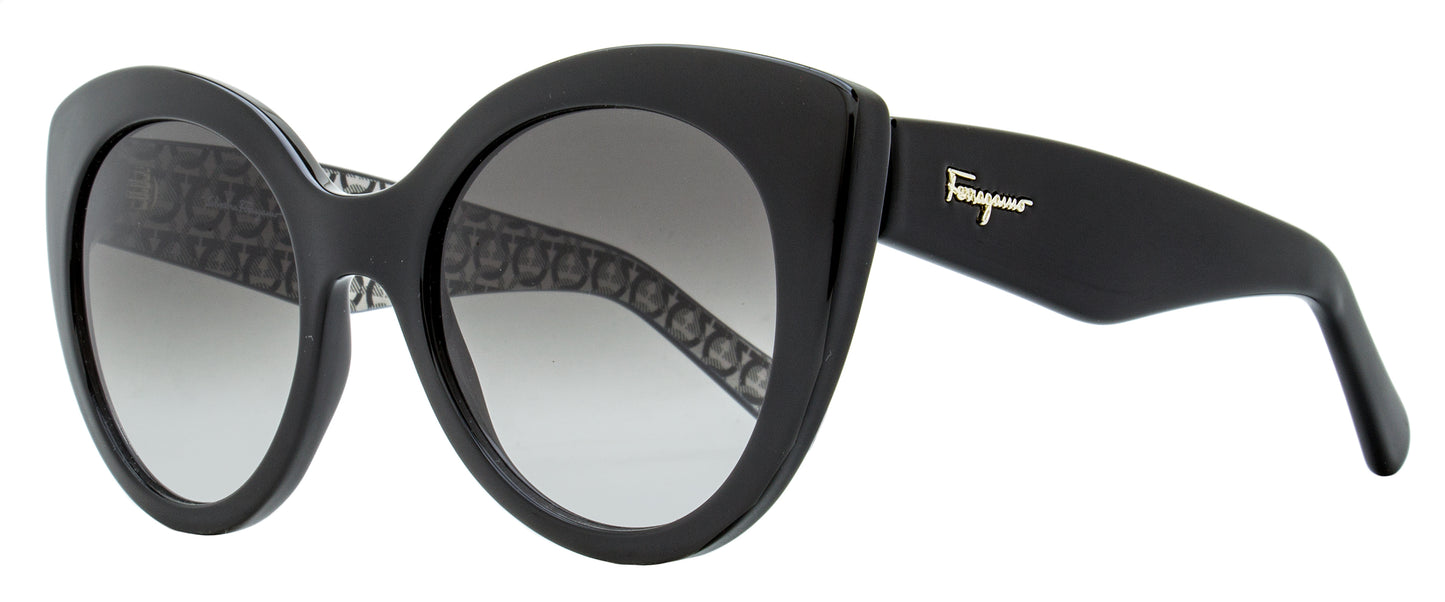 Ferragamo Cat Eye Sunglasses SF964S 001 Black 54mm