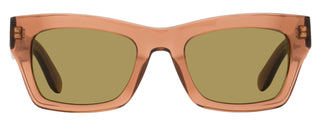 Ferragamo Bold Rectangular Sunglasses SF996SCP 643 Antique Rose 51mm