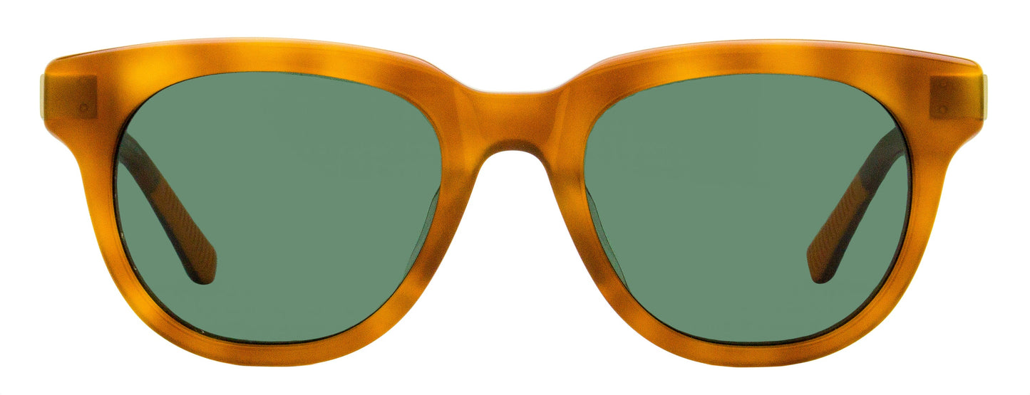 Shinola Soft Rectangular Sunglasses SH1501S 243 Honey Tortoise 51mm