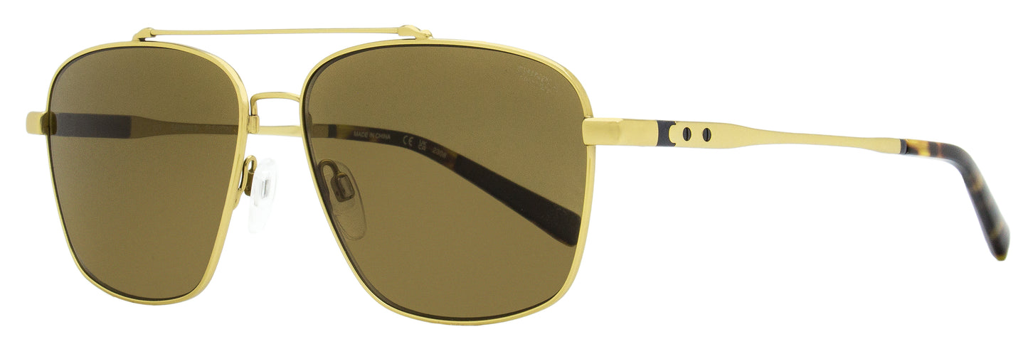 Shinola Flexon Navigator Sunglasses SH2100SPM 717 Satin Gold 59mm